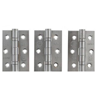 Atlantic 3 Inch CE Fire Rated Grade 7 Ball Bearing Hinges - Pack Of 3