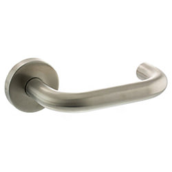 Atlantic Return To Door Safety Lever on Round Rose - 132mm L