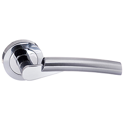 Atlantic Status Florida Lever Door Handle on Round Rose - 122mm L