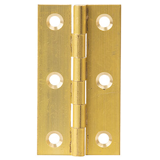 Dale Pair Of Polished Brass Butt Hinges