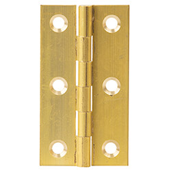 Dale Pair Of Polished Brass Butt Hinges