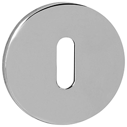 Atlantic Tupai Rapido 5S Line Key Escutcheons on 5mm Slimline Round Rose - 52mm Dia