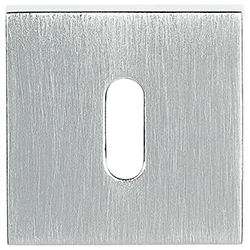 Atlantic Tupai Rapido Curva/QuadraLine Key Escutcheons on Square Rose - 52mm W