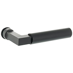 Atlantic Tupai Exclusivo 5S Line Covas Lever Door Handle on Concealed Square Rose - Matt Black