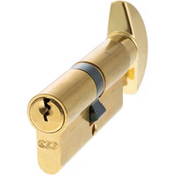 Atlantic AGB 70mm Euro Profile Cylinder Key To Turn Lock - 5 Pin Coding