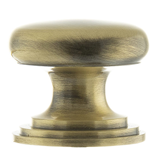 Atlantic Old English Lincoln Solid Brass Victorian Knob 32mm on Concealed Fix