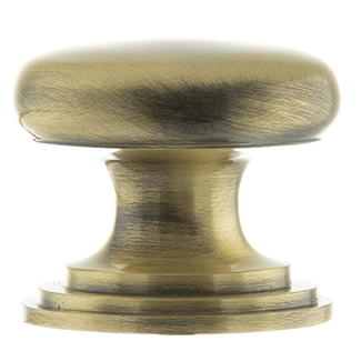 Atlantic Old English Lincoln Solid Brass Victorian Knob 38mm on Concealed Fix