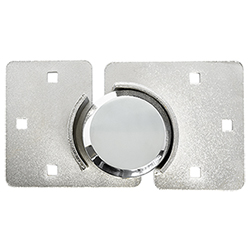 Dale 4000 Chrome Plated Circular Van Hasp And Padlock