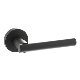 Atlantic Status Nebraska Lever Door Handle on Round Rose