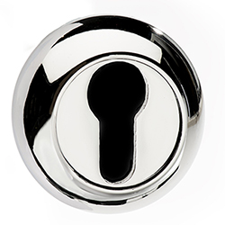 Atlantic Mediterranean Euro Escutcheons on Round C-Rose - 51mm Dia