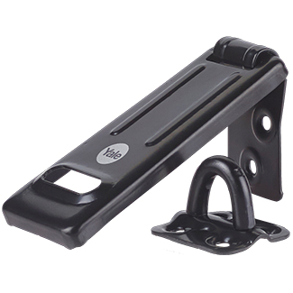 Yale Black Steel Hasp