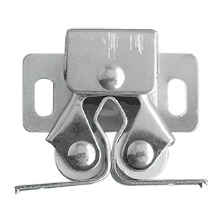 Dale Zinc Plated Cupboard Double Roller Catch - Pack of 2