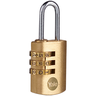 Yale Standard Security Brass Combination Padlock