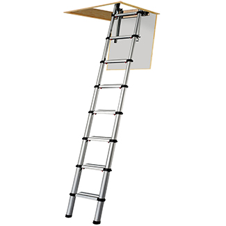 Werner Telescopic Loft Ladder - 2.6m