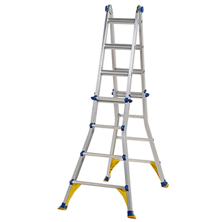 Werner 4 x 4 - 4 Way Telescopic Multi-Purpose Ladder 4.02m