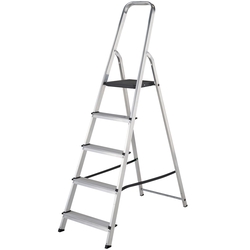 Werner 5 Tread High Handrail Aluminium Stepladders