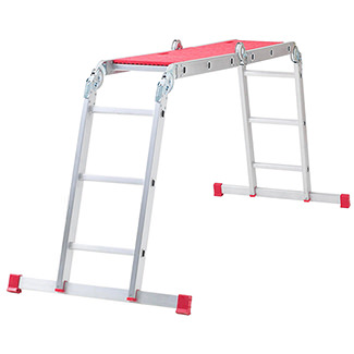 Werner 12 Way Combination Multi-Purpose Aluminium Stepladder