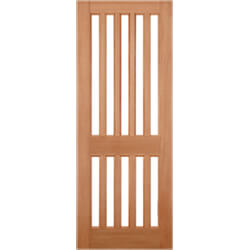 LPD Windsor External Door with 10 Unglazed Light - Unfinished Hardwood
