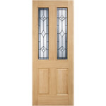 You May Also Like LPD Salisbury External Door with 2 Panel and 2 Obscure Glazed Light - Unfinished Oak