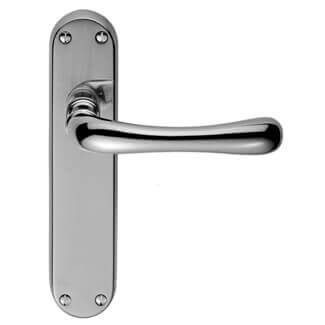Carlisle Brass Ibra Latch Lever Door Handle On Backplate