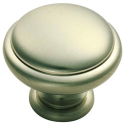 Carlisle Brass Contemporary Shaker Style Knob Satin Nickel - 35mm
