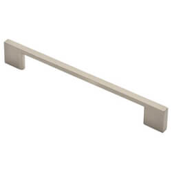Carlisle Brass Slimline D-Shaped Pull Handle Satin Nickel - 290mm Length