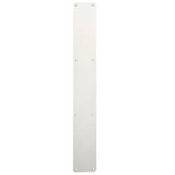Carlisle Brass Eurospec 650 x 75mm Steelwork Plain Finger Plate - Bright Stainless Steel