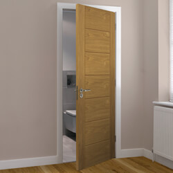 JB Kind Palomino Internal Door with 7 Panel - Prefinished Oak