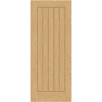 Chio Cheshire Internal Fire Door with 5 Panel - Unfinished Oak