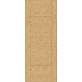 Chio Ladder Internal Door with 5 Panel - Unfinished Oak