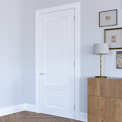 Deanta Sandringham Internal Door with 2 Panel - White Primed