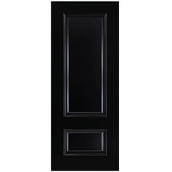 Deanta Sandringham Internal Fire Door with 2 Panel - Prefinished Black