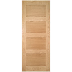 Joseph Miles Caverly Internal Door with 4 Panel - Prefinished Oak