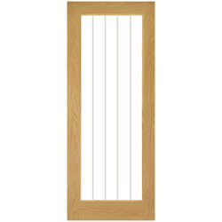 Joseph Miles Epsom Internal Door with 1 Clear Glazed Light - Prefinished Oak