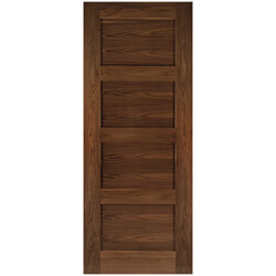 Joseph Miles Caverly Internal Door with 4 Panel - Prefinished Walnut