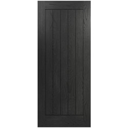 Joseph Miles Epsom Internal Fire Door with 5 Panel - Painted Brushed Black Oak