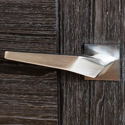 Atlantic Oro Skywalker Designer Lever Door Handle on Square Rose - 151mm L