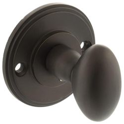 Atlantic Millhouse Oval WC Turn And Release - Solid Brass - 43mm Dia