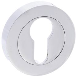 Atlantic Mediterranean Euro Escutcheons on Round Rose - 51mm Dia