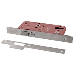 Atlantic DIN Night Door Latch 60mm Backset