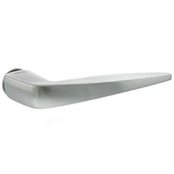Atlantic Forme Foglia Lever Door Handle on Concealed Round Rose - 128mm L