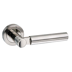 Atlantic Mediterranean Palermo Lever Door Handle on Round Rose - 124mm L
