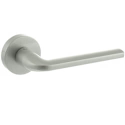 Atlantic CleanTouch Forme Milly Lever Door Handle on Minimal Round Rose - 128mm L