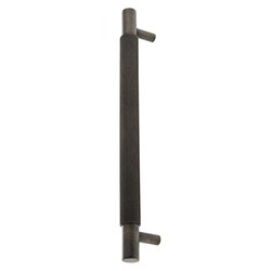 Atlantic Millhouse Thomson Cabinet Pull Handle Knurled Brass - Urban Bronze