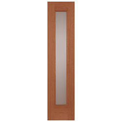 Joseph Miles External Sidelight Door with 1 Acid Glazed Light - Unfinished Oak
