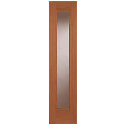 Joseph Miles External Sidelight Door with 1 Clear Glazed Light - Unfinished Oak