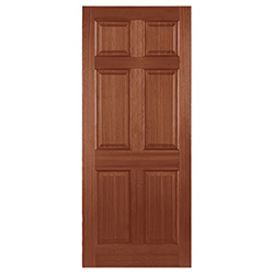 Joseph Miles Pioneer External Door with 6 Panel - Unfinished Hardwood
