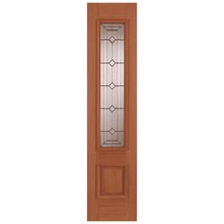 Joseph Miles Princely External Sidelight Door with 1 Feature Glazed Light - Unfinished Oak