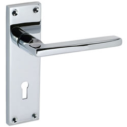 Joseph Miles Auriga Lever On Plate Door Handle Latch Set