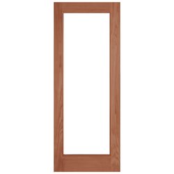 Joseph Miles Elvo Pattern-10 External Door with 1 Unglazed Light - Unfinished Oak